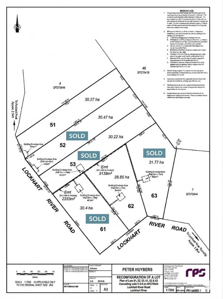 Rainforest Blocks Survey Plan