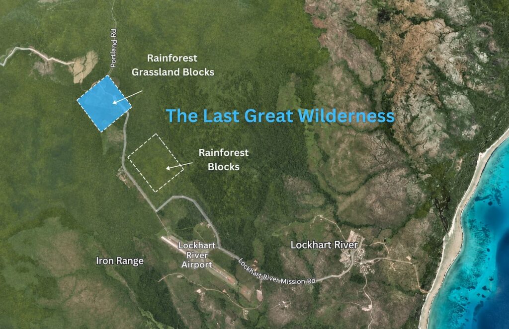 Rainforest Grassland blocks Cape York